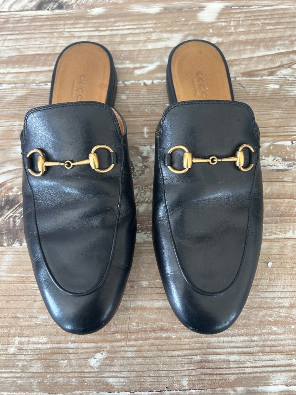Gucci Princetown Mules in Black Sz 38 (US 8) - EUC